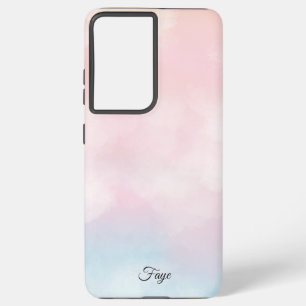 Coque Samsung Galaxy Moderne Simple Colorful dégradé arc-en-ciel galaxi