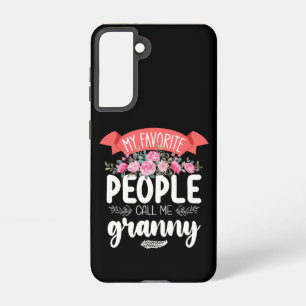 Coque Samsung Galaxy Mon peuple favori m'appelle la fête des mamans