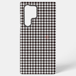 Coque Samsung Galaxy Monogram Rustique Chic Carreaux