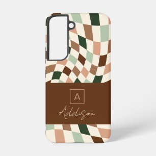 Coque Samsung Galaxy Monogramme élégant Neutral Moderne