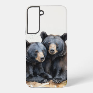 Coque Samsung Galaxy Montagne Nature sauvage Montagnes Ours noirs