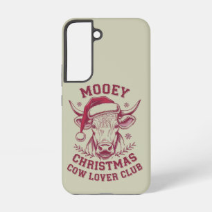 Coque Samsung Galaxy Mooey Noël Western Cow Lover Club Saison de Noël