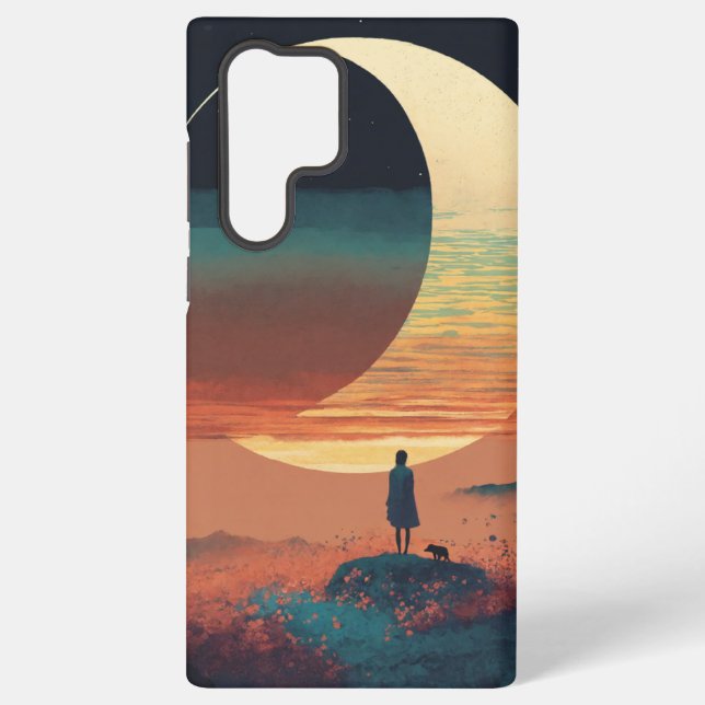 Coque Samsung Galaxy Moonlit Serenity Phone Case (Verso)