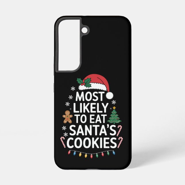 Coque Samsung Galaxy Most Likely To Eat Santas (Verso)