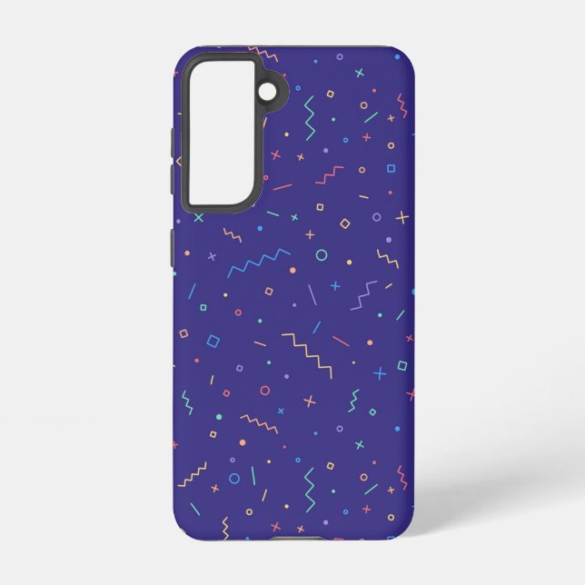 Coque Samsung Galaxy Motif Abstrait rétro (Verso)