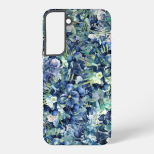 Coque Samsung Galaxy Motif Arrière - plan bleu Iris
