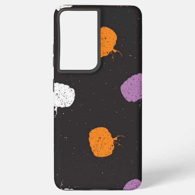 Coque Samsung Galaxy motif citrouille (Verso)