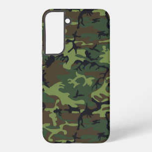 Coque Samsung Galaxy Motif de camouflage vert, motif militaire, armée