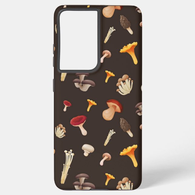 Coque Samsung Galaxy Motif de champignons (Verso)