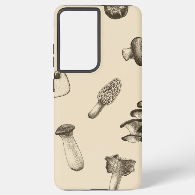 Coque Samsung Galaxy Motif de champignons (Verso)