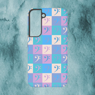 Coque Samsung Galaxy Motif de Clé de Fa Musique Pastel