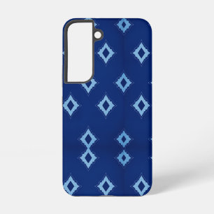 Coque Samsung Galaxy Motif de diamants bleu ciel sur Arrière - plan ble