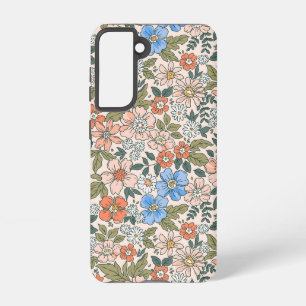Coque Samsung Galaxy Motif de fleurs du jardin de corail