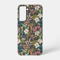 Motif de fleurs tropicales colorées