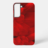Motif de plumes d'aile rouge
