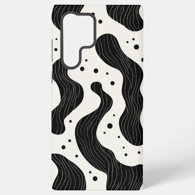 Coque Samsung Galaxy Motif de vague (Verso)