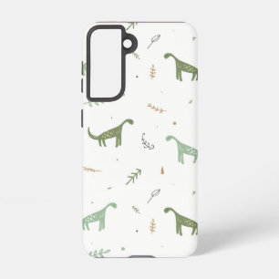 Coque Samsung Galaxy Motif Dinosaure Vert