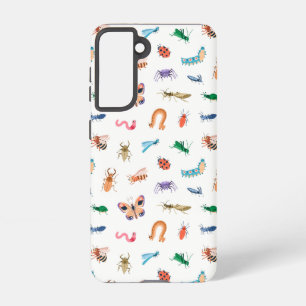 Coque Samsung Galaxy Motif d'insectes coloré mignon