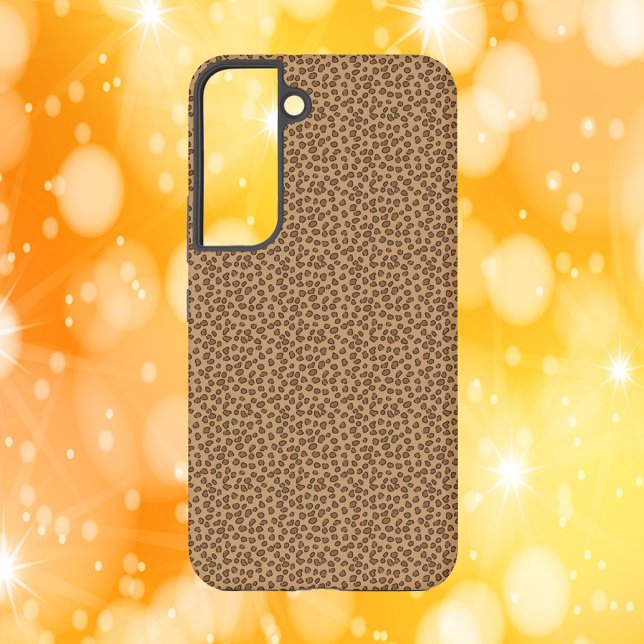 Coque Samsung Galaxy Motif Leopard Imprimer Brown (A phone case with a leopard print pattern)