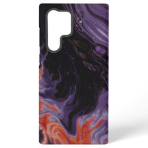 Motif mou violet Samsung Coque compatible