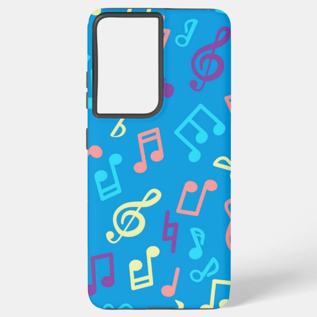 Coque Samsung Galaxy Motif musical (Verso)