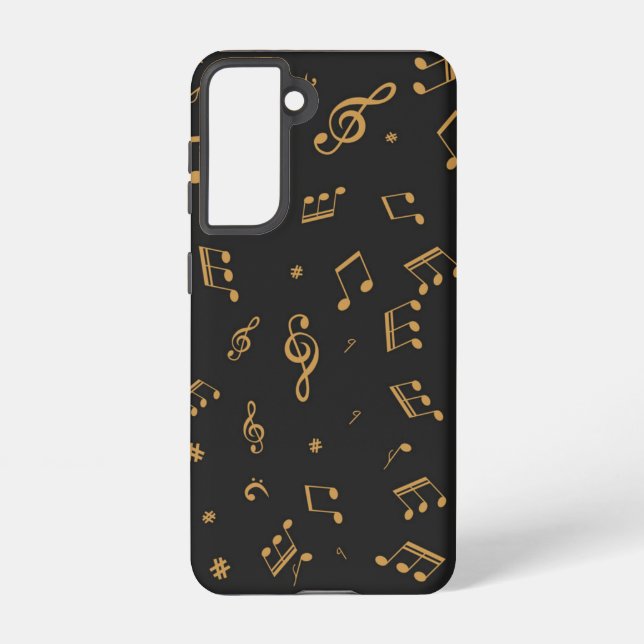 Coque Samsung Galaxy Motif musical (Verso)