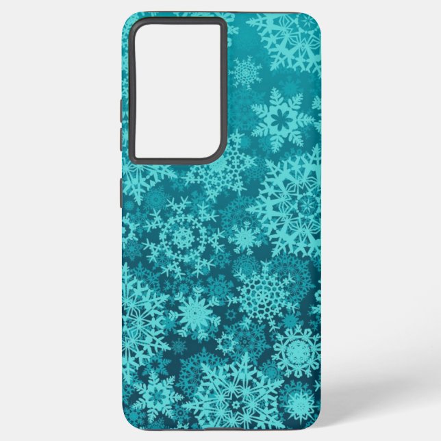 Coque Samsung Galaxy Motif Snowflake (Verso)
