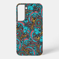 Motif tribal aztèque Xolotl Axolotl mythologie boh