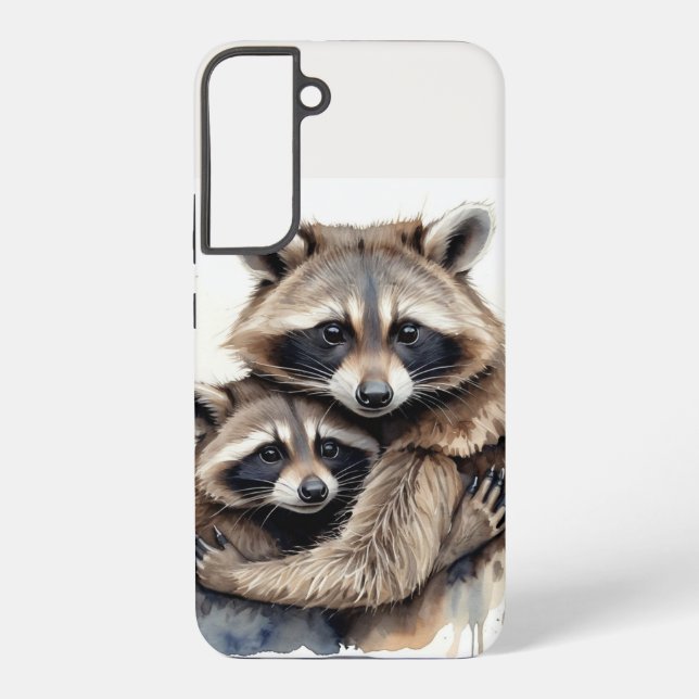Coque Samsung Galaxy Mountain Nature Wilderness Mountains Raccoons (Verso)
