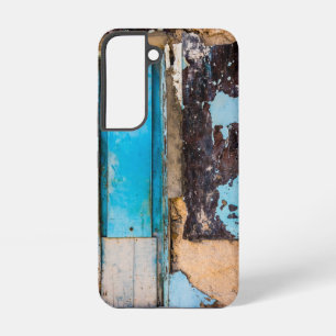 Coque Samsung Galaxy Mur bleu et porte