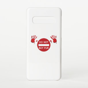 Coque Samsung Galaxy S10 N'achetez pas de fourrure
