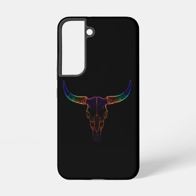 Coque Samsung Galaxy Neon Bulls (Verso)
