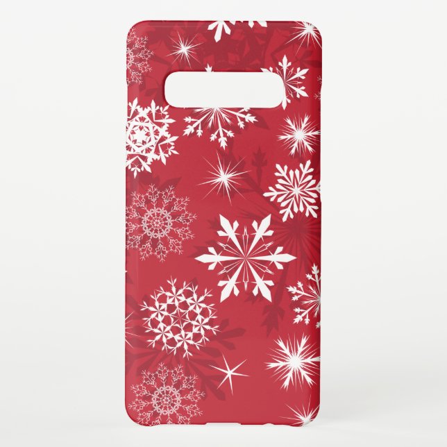 Coque Samsung Galaxy Noël des motifs du faucon rouge (Dos)