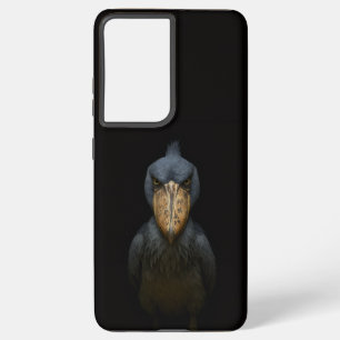 Coque Samsung Galaxy Noir 4 Luxe Galaxy S21 Ultra, Oiseau Bec-en-Sabot
