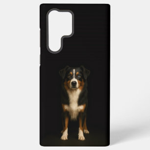 Coque Samsung Galaxy Noir 4 Luxe Galaxy S22 Ultra, Aussie Shepherd