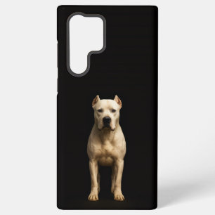 Coque Samsung Galaxy Noir 4 Luxe Galaxy S22 Ultra, Dogo Argentino Audac