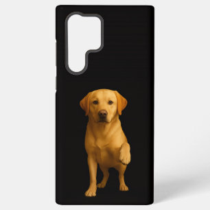 Coque Samsung Galaxy Noir 4 Luxe Galaxy S22 Ultra, Labrador Tendre