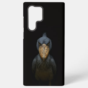 Coque Samsung Galaxy Noir 4 Luxe Galaxy S22 Ultra, Oiseau Balaeniceps
