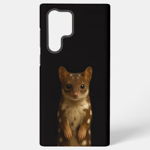 Coque Samsung Galaxy Noir 4 Luxe Galaxy S22 Ultra, Quoll sucré