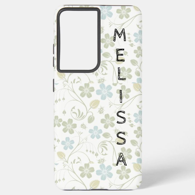 Coque Samsung Galaxy Nom personnalisé Galaxy S21 Ultra Coque (Verso)