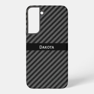 Coque Samsung Galaxy Nom personnalisé Gris et Noir Gris Gris Gris Diago