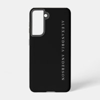 Nom professionnel minimaliste noir