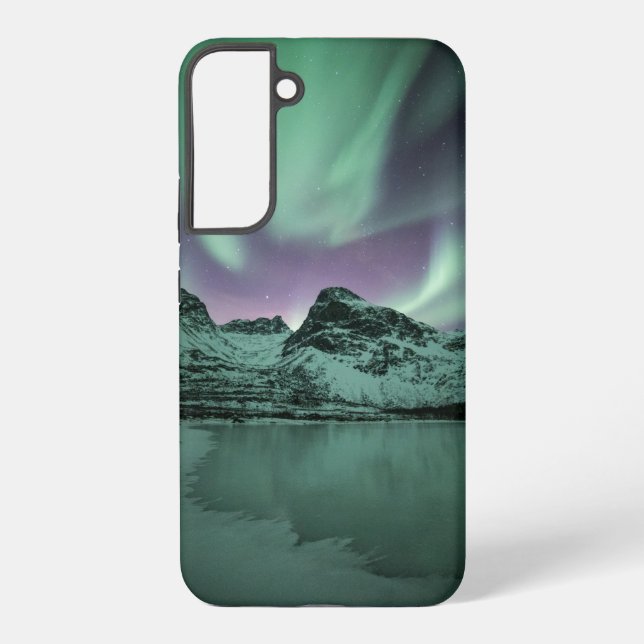 Coque Samsung Galaxy Northern Lights Nature Photo (Verso)