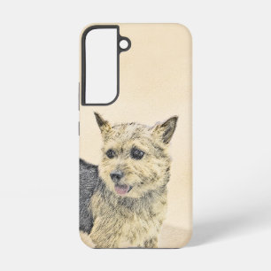Coque Samsung Galaxy Norwich Terrier Peinture - Cute Original Chien Art