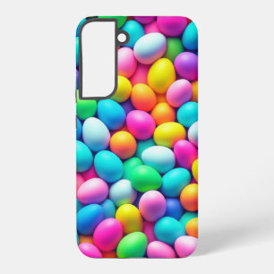 Coque Samsung Galaxy Oeuf de Pâques aux couleurs vives/Printemps
