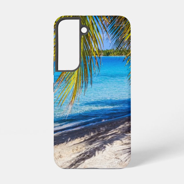 Coque Samsung Galaxy Ombres sur la plage (Verso)