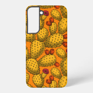 Coque Samsung Galaxy Opuntie de floraison en jaune