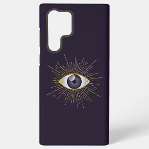 Coque Samsung Galaxy Or et violet mystique mal oeil Nazar Mati