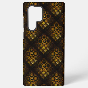 Coque Samsung Galaxy Or Moderne Boho Élégant Motif d'Art Abstrait #502