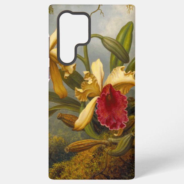 Coque Samsung Galaxy Orchidées et colibri Heade (Verso)
